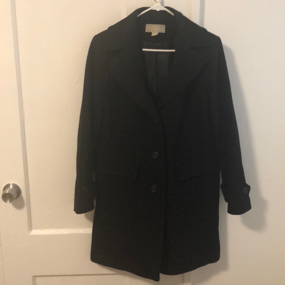 Black Michael Kors Pea Coat - Like New!